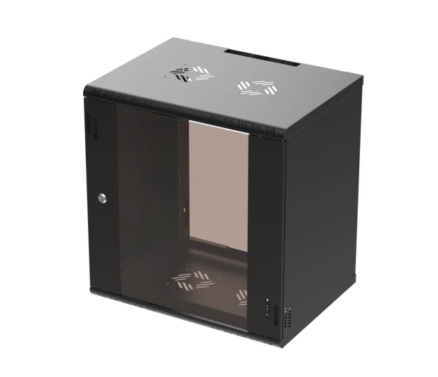 Extralink Wisząca 19" 12U 600x450mm Premium jednosekcyjna (czarna) EX.39342 - 1323242 - zdjęcie 3